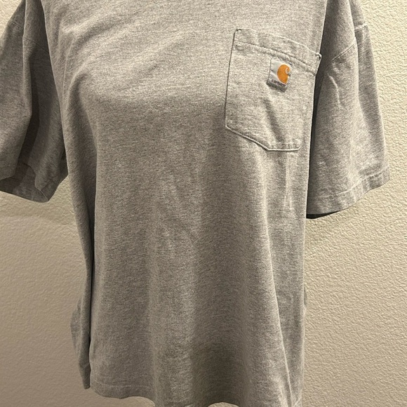 Carhartt Heather Gray Short Sleeve Tee - Picture 1 of 4